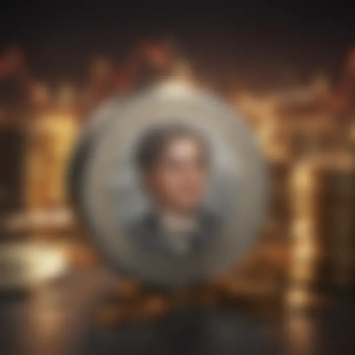 Economic Challenges: Inflation and Devaluation A visual representation of Venezuela's economic challenges, highlighting inflation and currency devaluation.