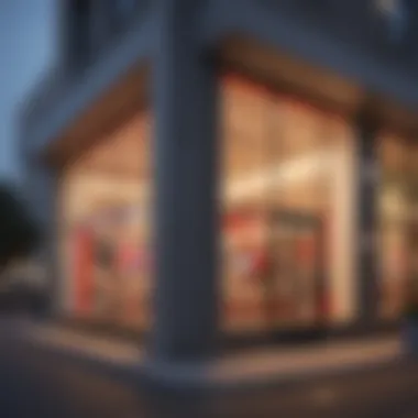 Modern Architectural Design of a Verizon Store Verizon store exterior showcasing modern architecture