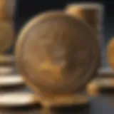 Virtual currency icon representing play-to-earn model
