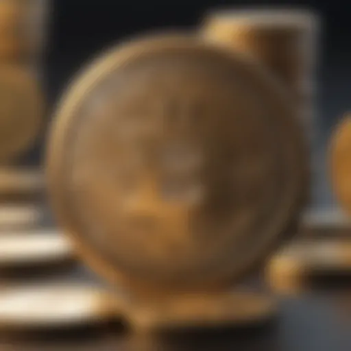 Virtual currency icon representing play-to-earn model