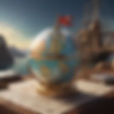 Confident Navigation of Financial Landscape Illustration symbolizing confidence in navigating the financial landscape