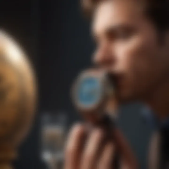 Pursuit of Rarity: Watch Collector's Quest Watch collector examining rare timepiece