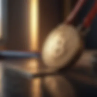Visual representation of a secure transaction process