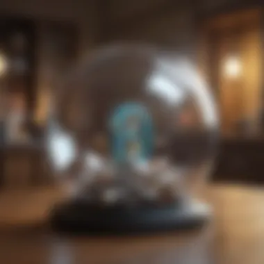 Online helium shopping on a digital device