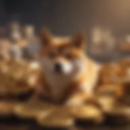 A modern cryptocurrency exchange interface showcasing Shiba Coin