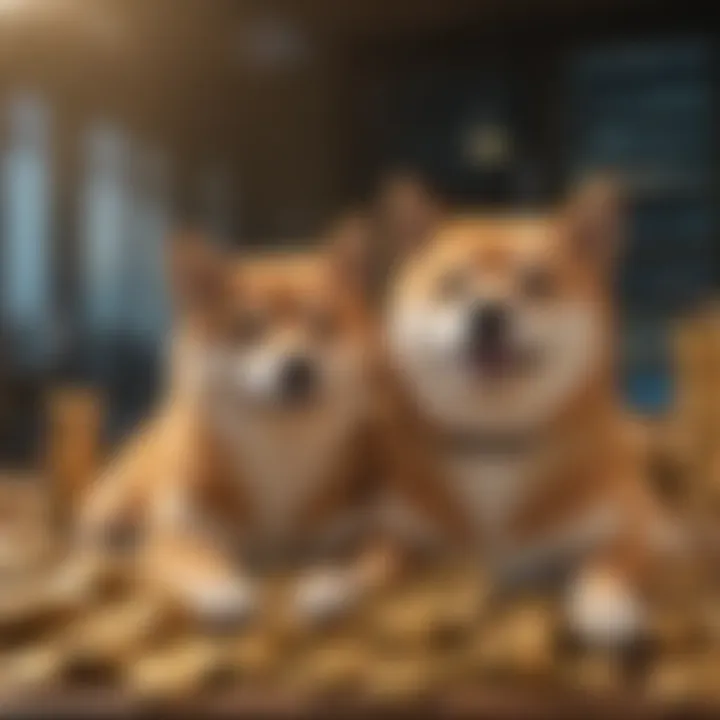 A graph illustrating the trading pairs for Shiba Coin