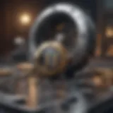 Illustration depicting digital transformation in business operations